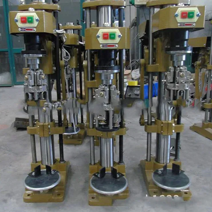 Factory Price Semi Automatic Single Head Aluminum Lid ROPP Sealing Capping Machine for Beverage Olive Oil Bottle