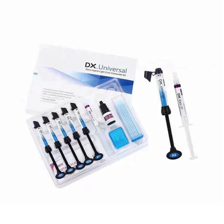 Dental Universal Composite Light Cure Materials Dental Materials Light Curing Resin Kits Acid Etch Dental Composites