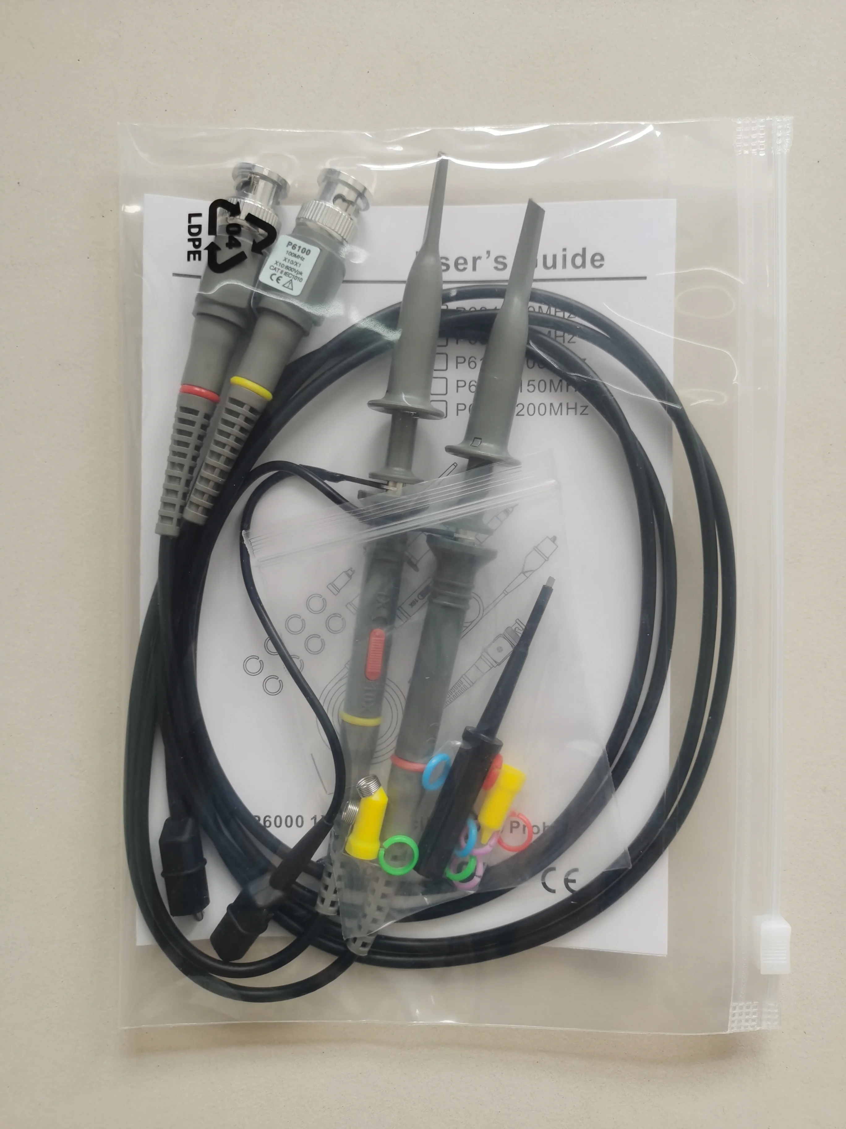 P6100 2pcs Oscilloscope Price Oscilloscope Probe Oscilloscope Rigol