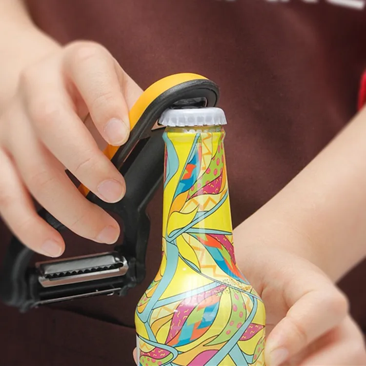 Профессиональные Кухонные гаджеты 3 в 1 кухонная овощерезка с острыми лезвиями из нержавеющей стали для фруктов открывалкой бутылок