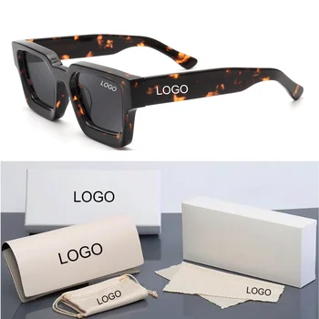 2024  High Quality Original Polarized Gafas Women Custom Logo  Mens One Set Packing Fashion Polarized Eco Acetate sunglasses