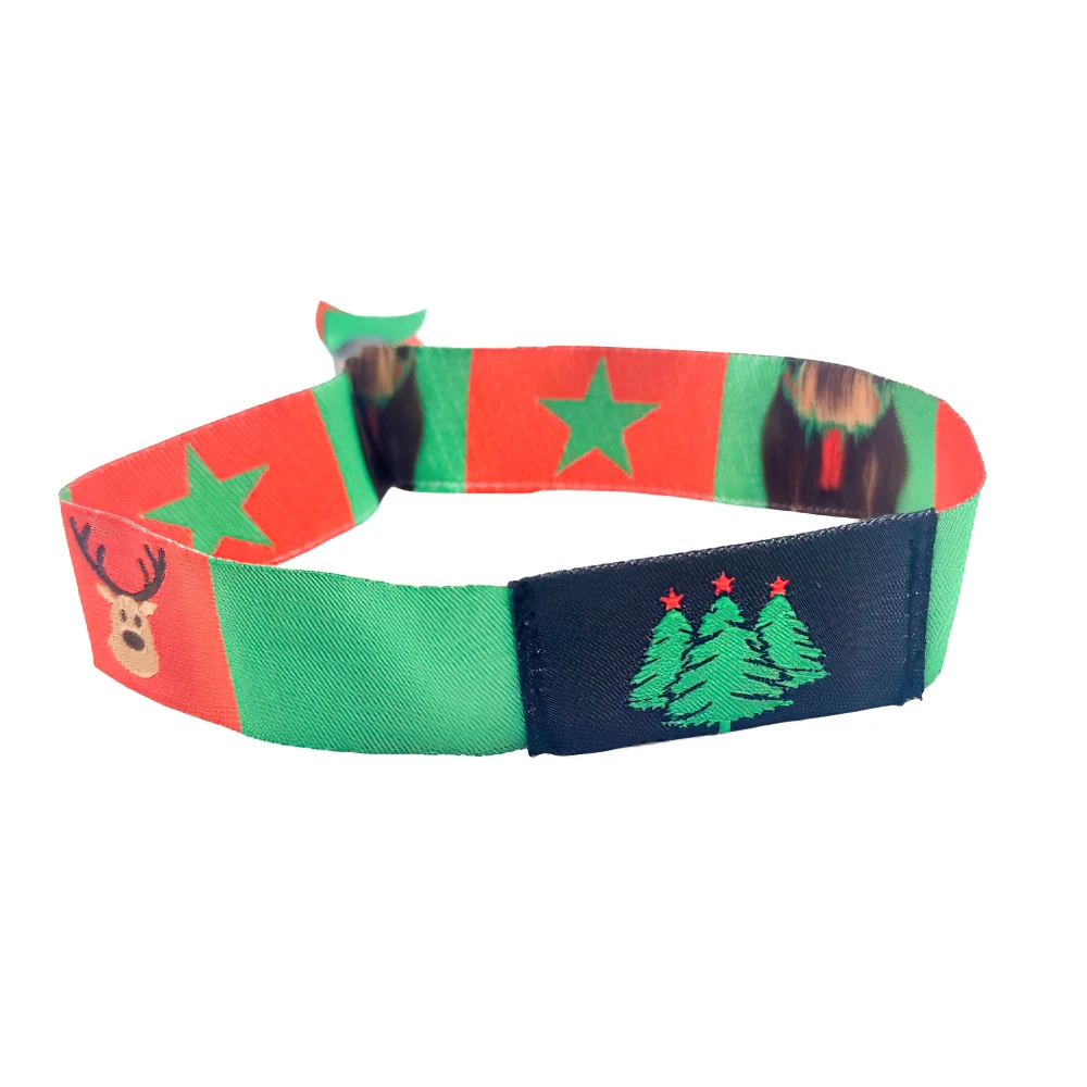 product custom logo festival event fabric custom cloth woven rfid nfc wristbands-5
