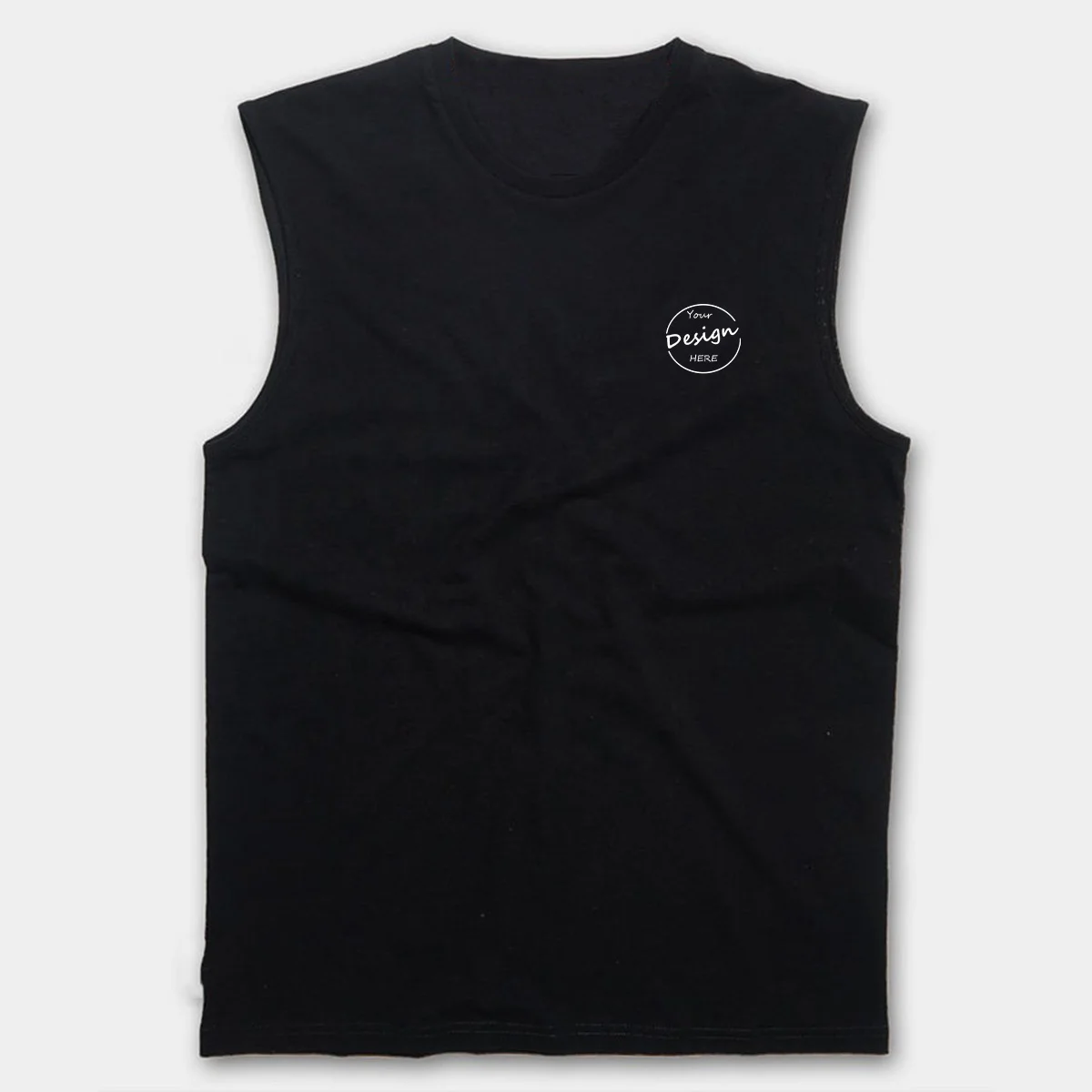 Wholesale High Quality Men’s Quick Dry Gym Sleeveless T-Shirts Solid Vest Spandex / Cotton Tank Tops Summer Singlet Men