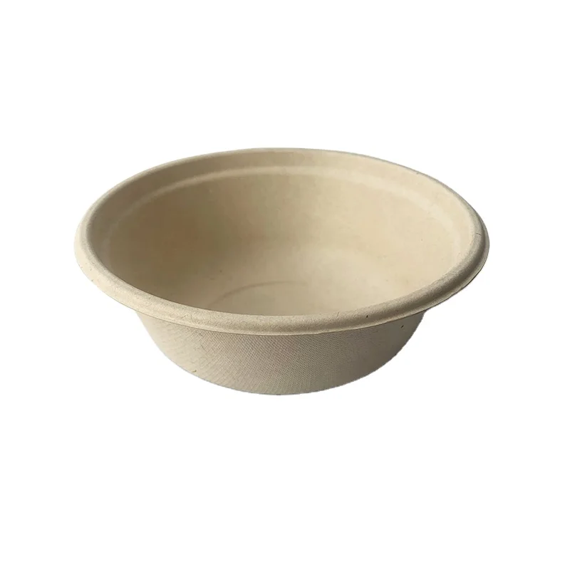 16OZ Disposable Bowl Eco Friendly Compostable Sugarcane Biodegradable Disposable Soup Bowl Food Container