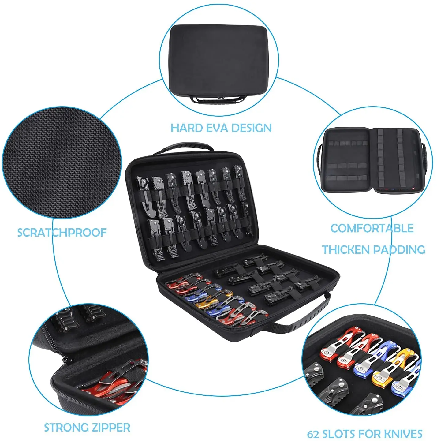 Bsci Custom Folding Knife Carrying Case Butterfly Knives Storage