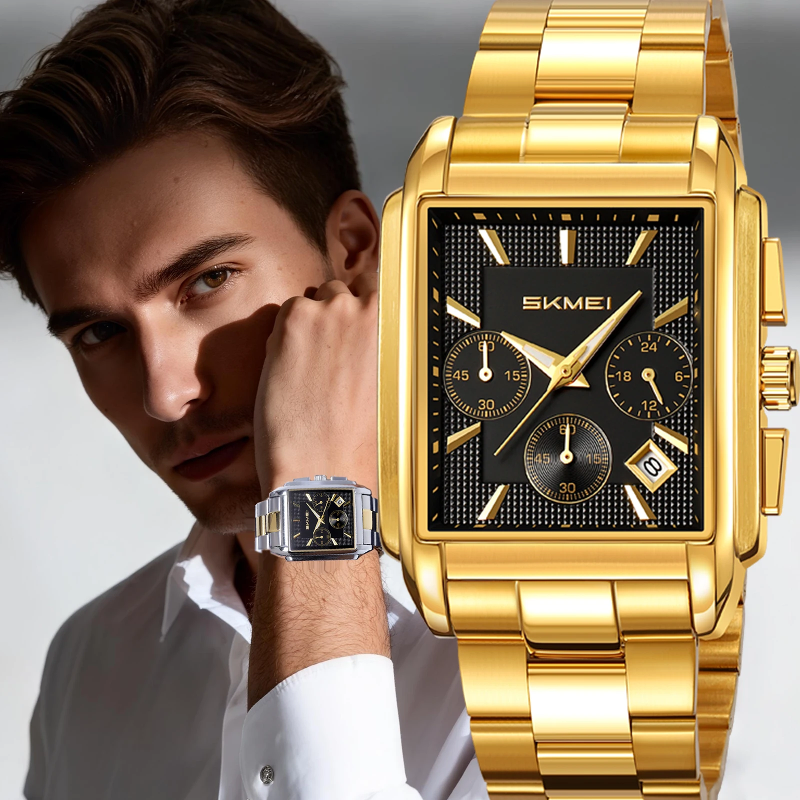 Skmei 2339 - Luxury Men's Watch with Fashion & Business Appeal