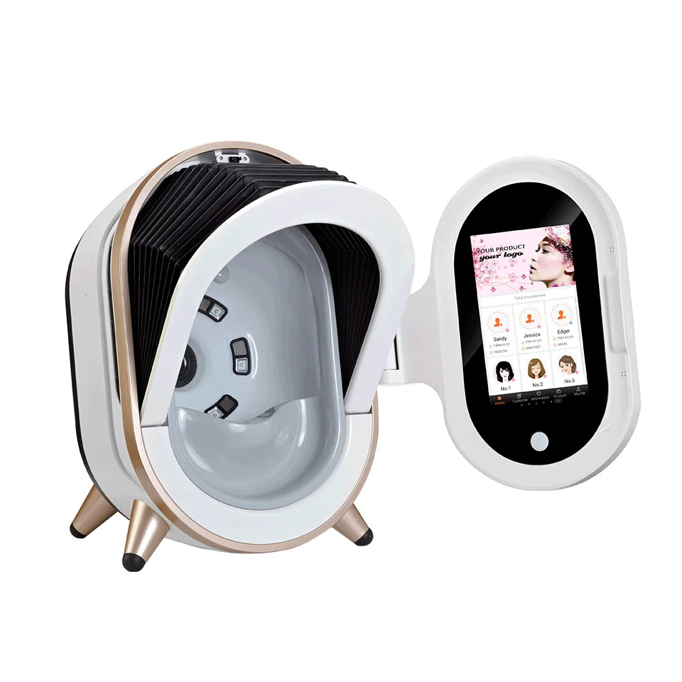 ISO CE Cleared Safe Analyzer Facial Tester Scanner Device Skin Analysis Machine Portable Skin Analyzer