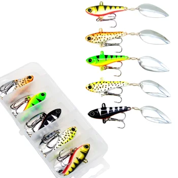 20gVIB PVC Artificial Hard Bait Lure for River Lake Stream Sea & Freshwater Fishing Gear with Glitter Bearing Swivel – Hard Lure – view 2