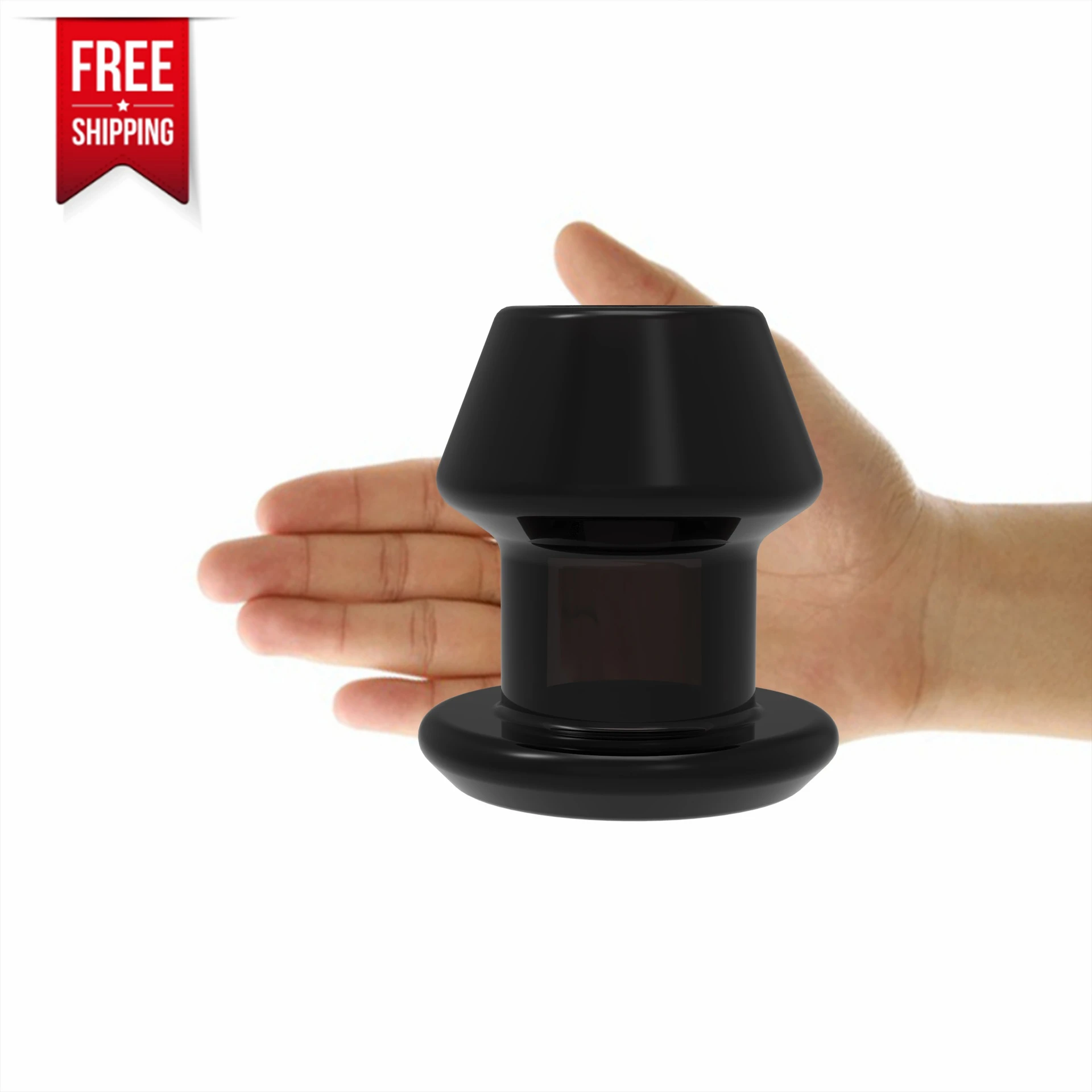 Free Shipping Hollow Anal Plug Butt Plug Anal Sex Toys Personal Cleaning Douche Enema