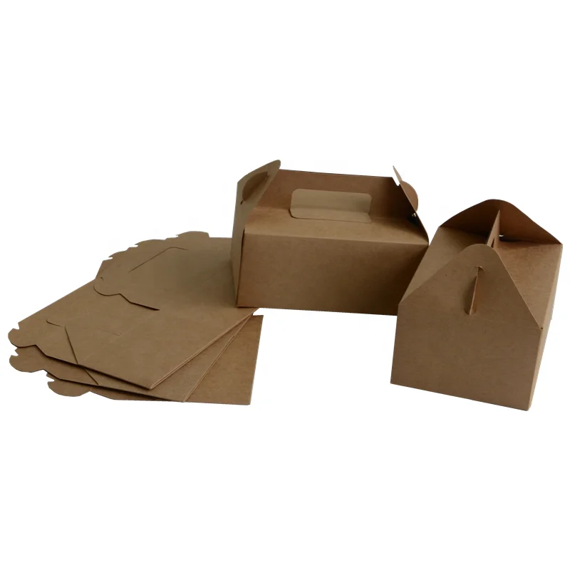 wholesale paperboard portable cheese cake packing boxes with