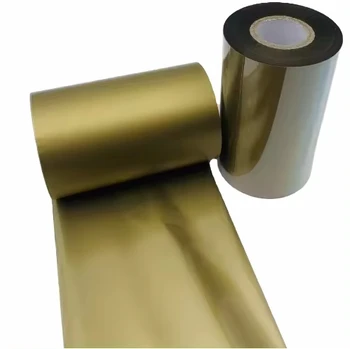 Gold Colorful Wax Resin Thermal Transfer Printer Ribbon for Wash Care Label Print Ink Ribbon
