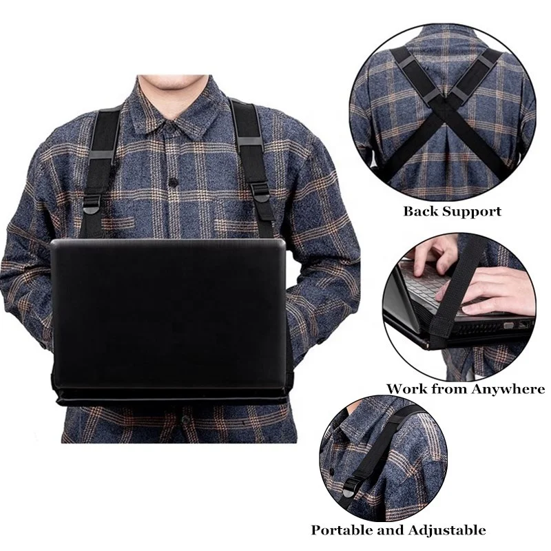 Portable Mobile Laptop Harness & Desk Buy Shoulder Strap,Laptop