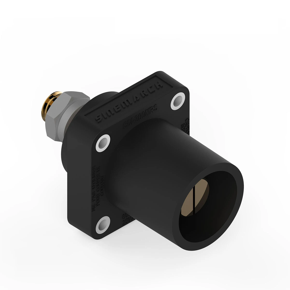 200A Male Power Panel Mount Camlock Connector Socket