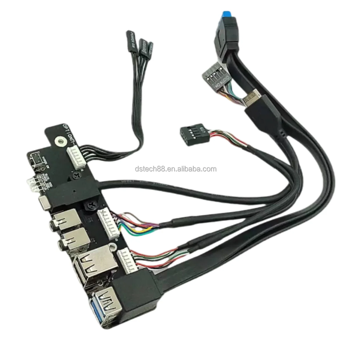 Mini Pc Computer Case Front Panel With Dual Usb 3.0 And Usb2.0 And Type