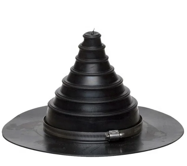 TPO or PVC Roof Pipe Flashing Vent Boot