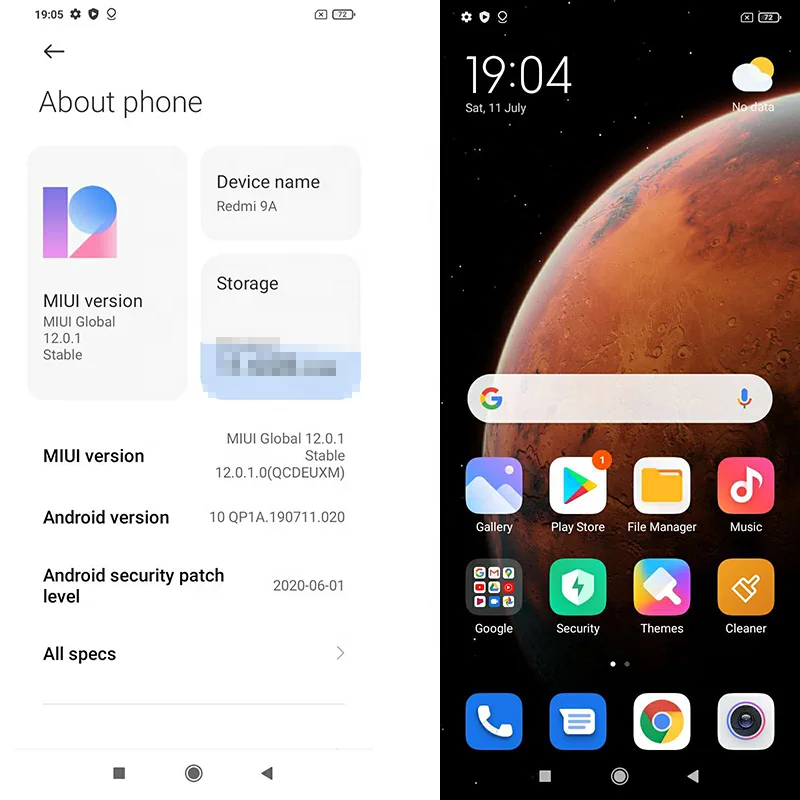 
Глобальная версия Xiaomi Redmi 9A 2 Гб оперативной памяти, 32 Гб встроенной памяти, смартфон 5000mAh аккумулятор большой емкости памяти, Процессор MTK Helio G25 Восьмиядерный 6,53 HD + дисплей 13MP камера AI 