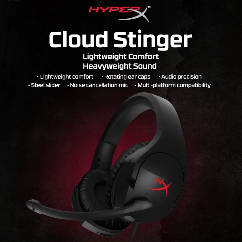  HyperX Cloud Stinger – Gaming Headset, Lightweight