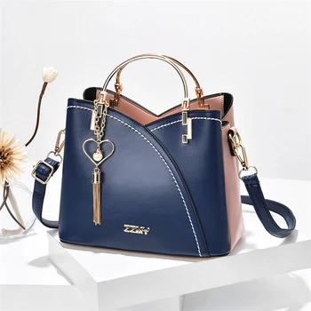 Almira Design Collection Women's Fine Fashion Luxury Style Designer Leather Handbag