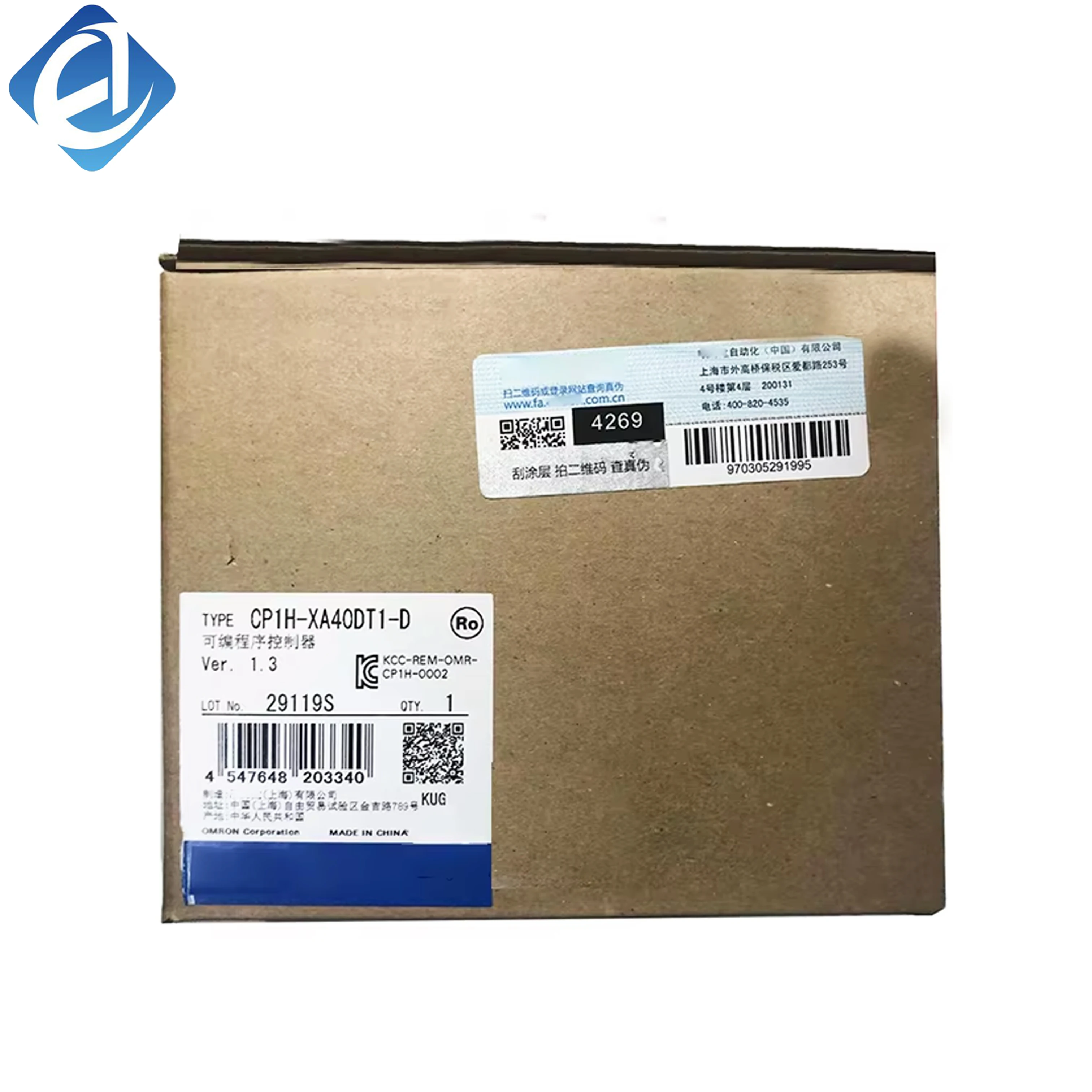 नया और मूल CP1H-XA40DT1-D Cp1hxa40dt1d PLC नियंत्रक, गोदाम में स्टॉक में उपलब्ध