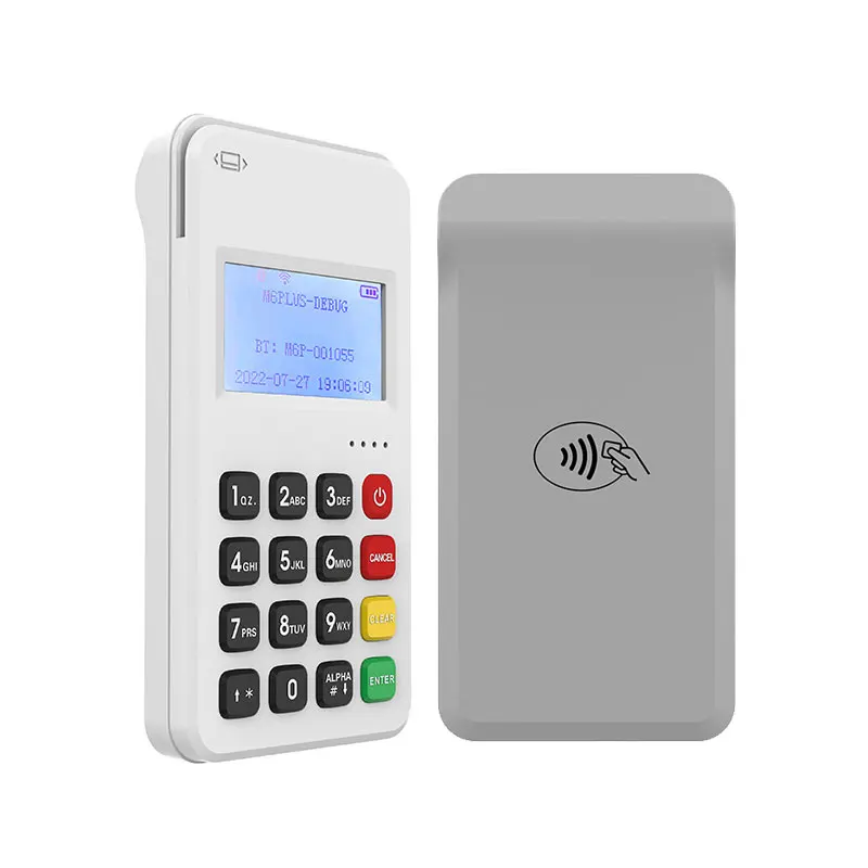 Mini Device Mobile NFC Card Reader Payment System Handheld All in One MPOS M6 PLUS