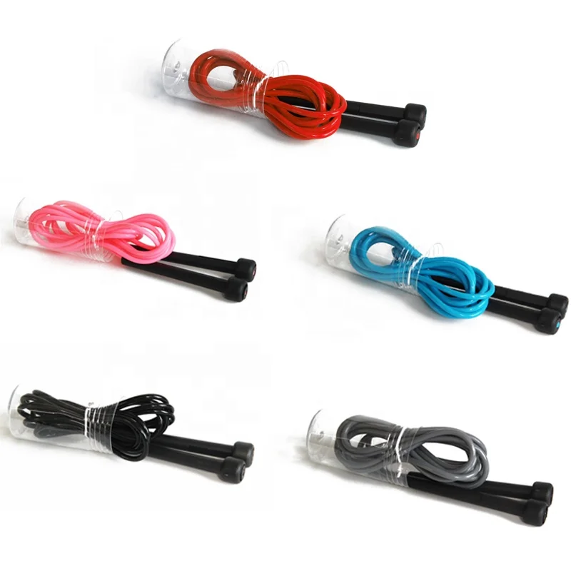 Customized Logo 9FT Speed Jump Rope for Fitness Promotional Skipping Rope with Plastic Tube for Children