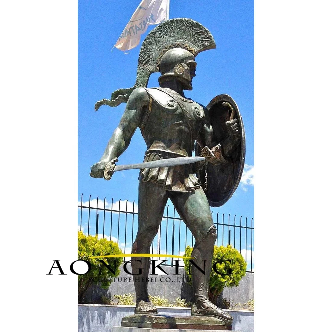 Veronese Design King Leonidas Bronze Statue Buy Famous People Statue Roman Soldier Sculpture Greek Soldier Sculpture Product On Alibaba Com