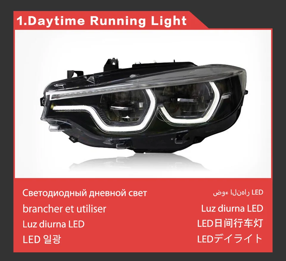 Car Lights For Bmw F32 Headlight Projector Lens 2013-2018 F82 F36 420i ...