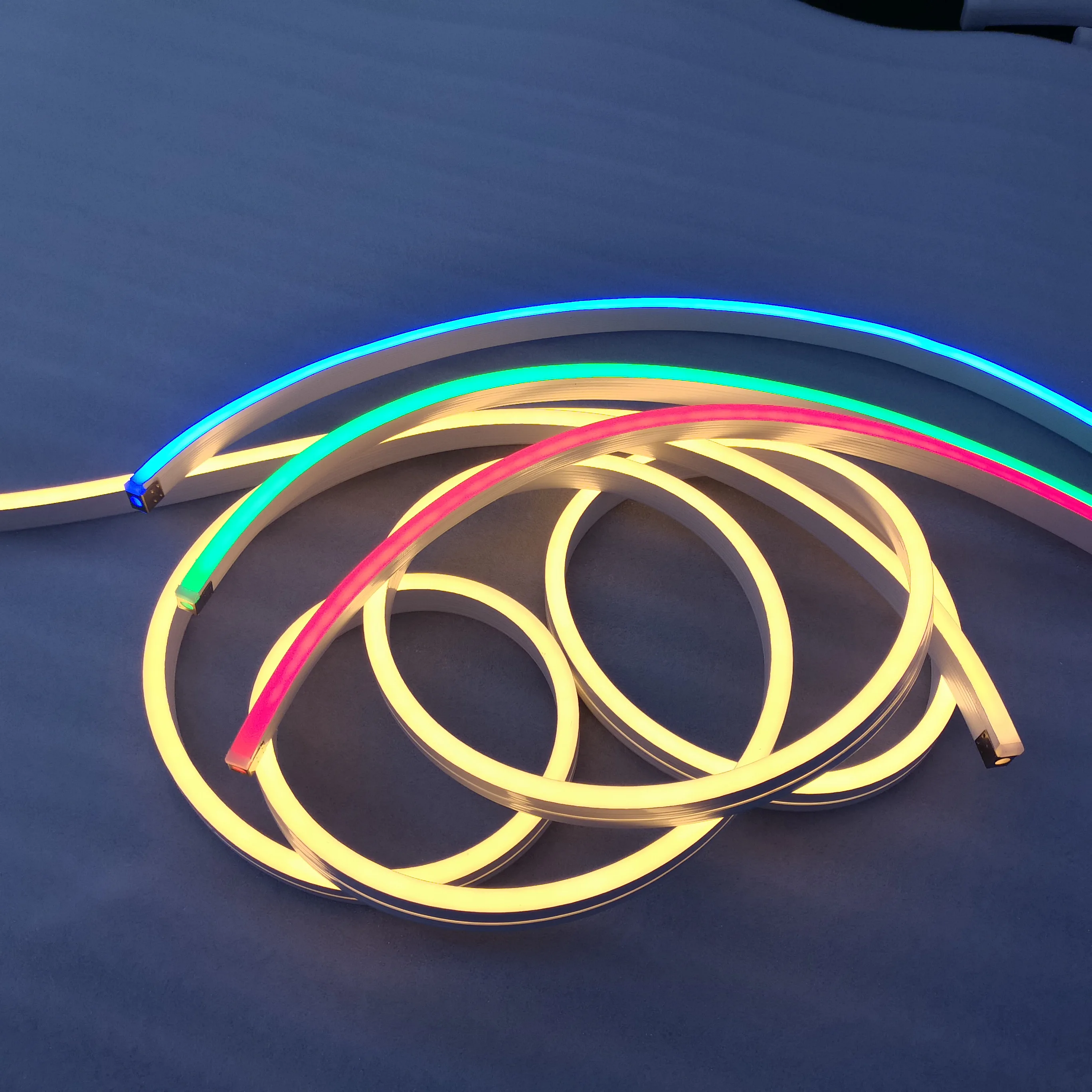 Adressable Rgb Led Neon Light Strip Smd 5050 Smart Neon Led Strip Light 6*12 Monochrome Led Neon