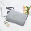 borsa d'acqua in stile velluto nude - lusso leggero grigio fumé