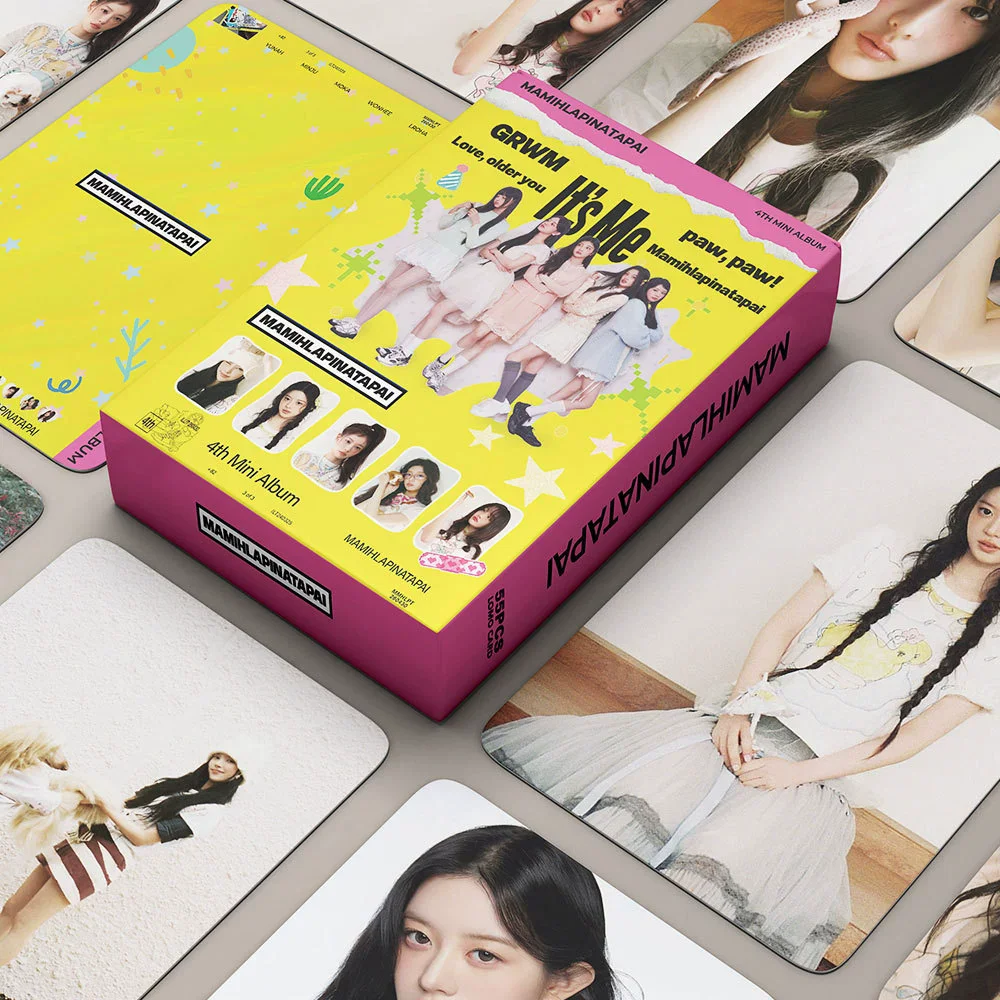 KPOP Idol 55pcs/box ILLIT 4TH MINI Album Photocard Lomo Card Photo