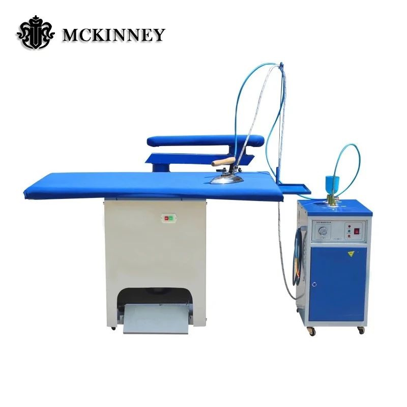 steam ironing machine for laundry