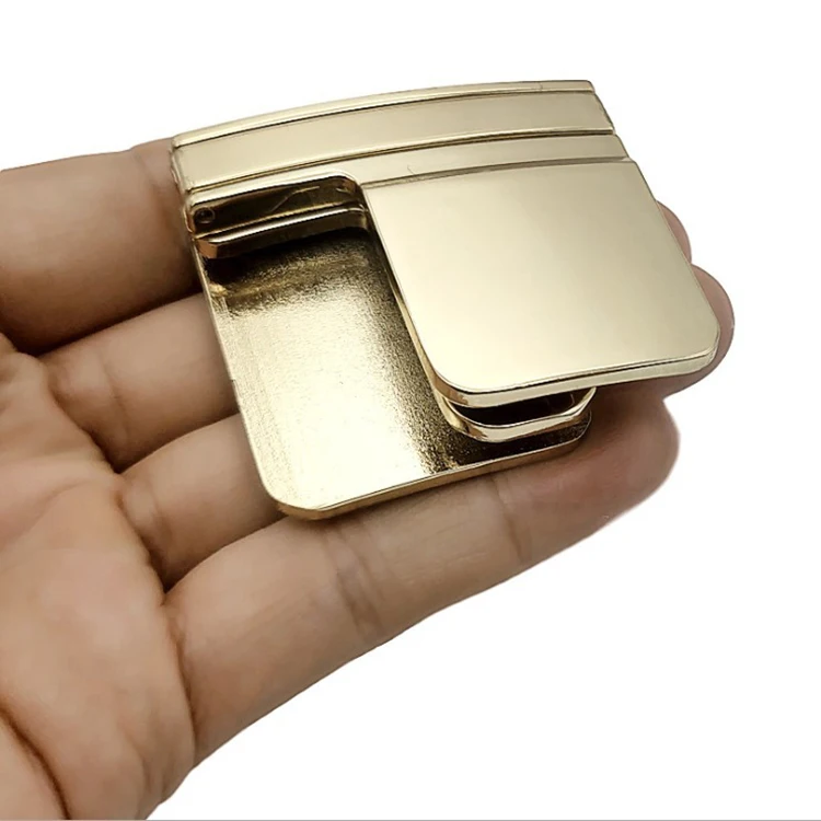 3-Pack Invisible Belt Clips - Cordless Folding Buckle For Pants & Skirts | Adjustable Metal Clip
