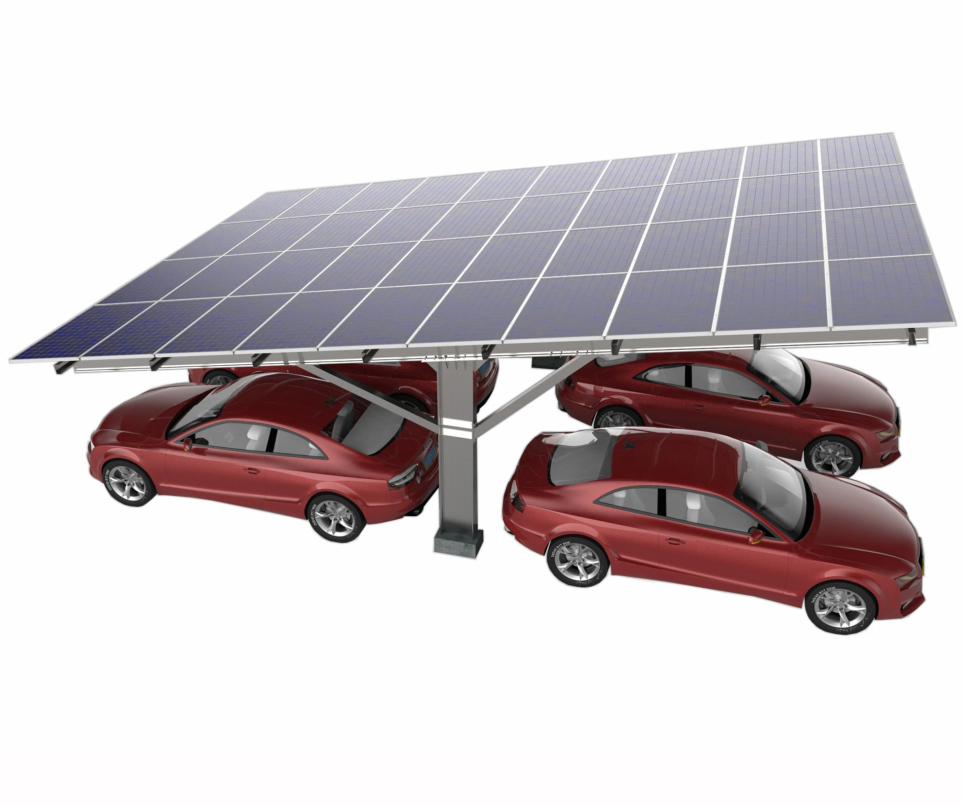 Wholesale Carbon Steel Waterproof Solar Energy Carport Mounting System ...