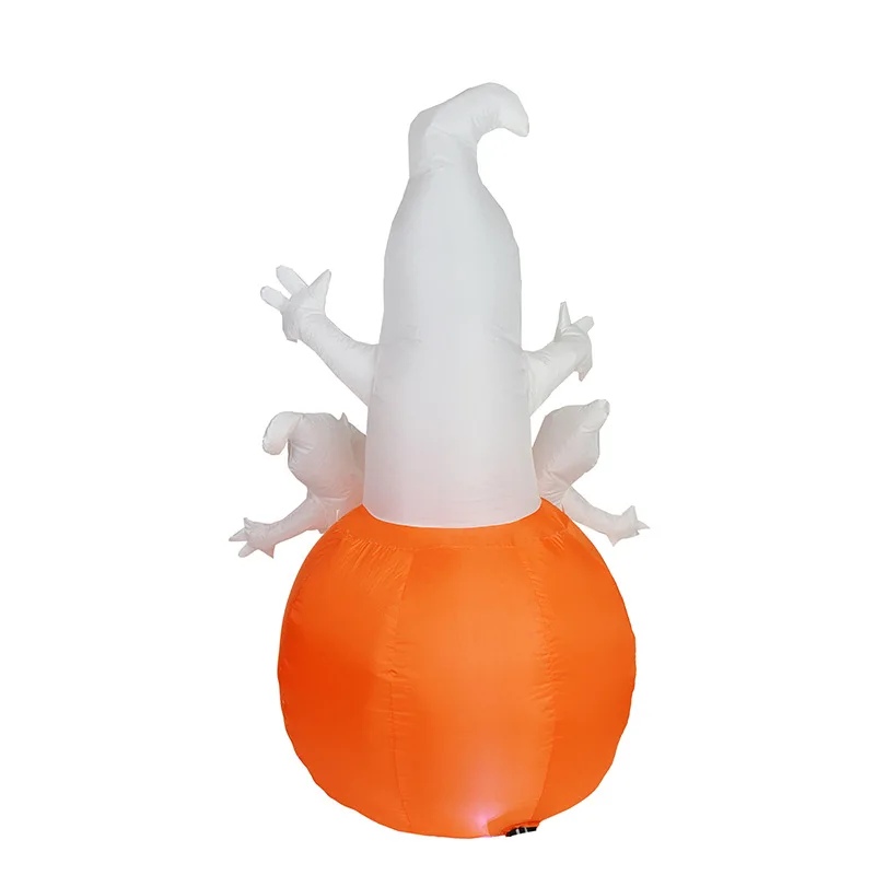 Life Size Animated Inflatable Outdoor Yard Party Props Halloween Supplies Pumpkin Light Glow