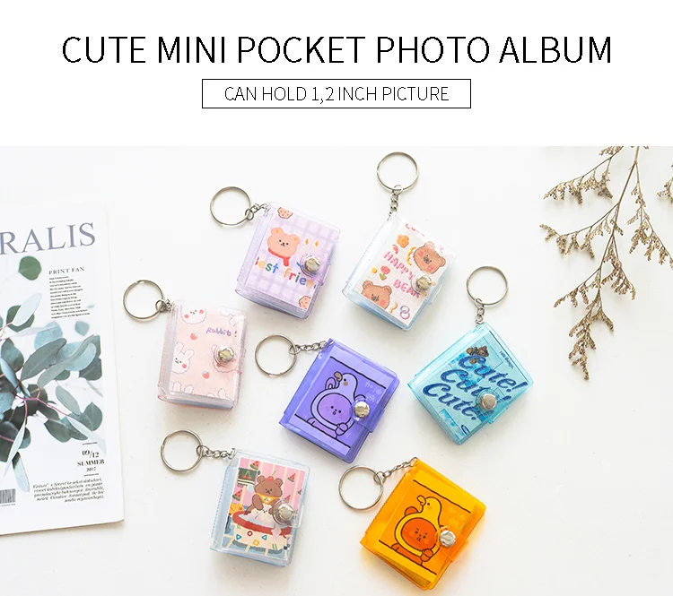 BTS Mini Photo Album Keychain