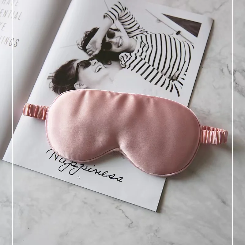 16 19 22mm Custom Wholesale Silk Sleep Eye Mask Mulberry Silk Eye Cover