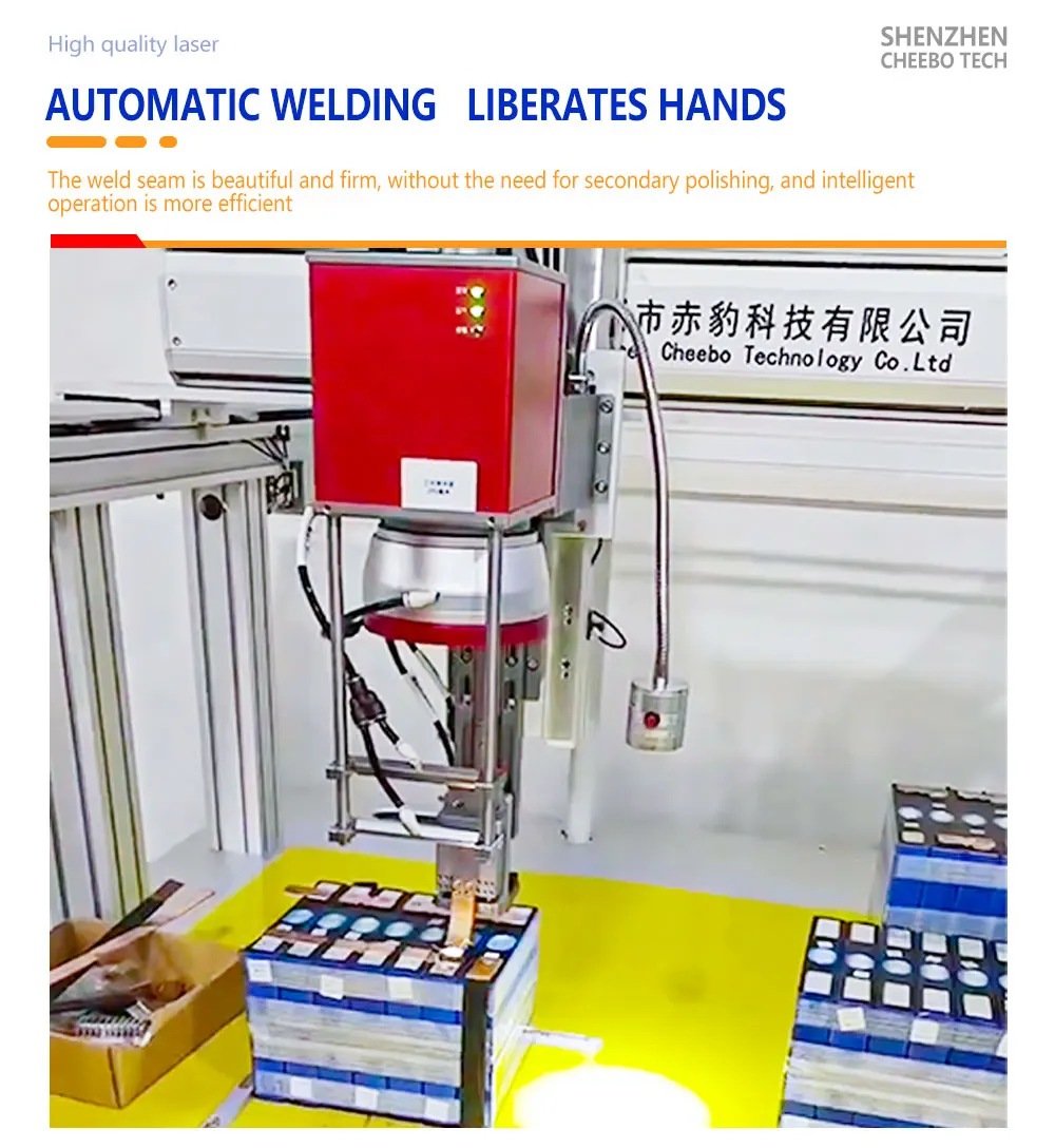 6000W Output Power Battery Laser Welding Machine with 1080 Wavelength and 3 Years Warranty