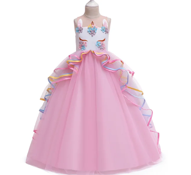 unicorn birthday dress girl