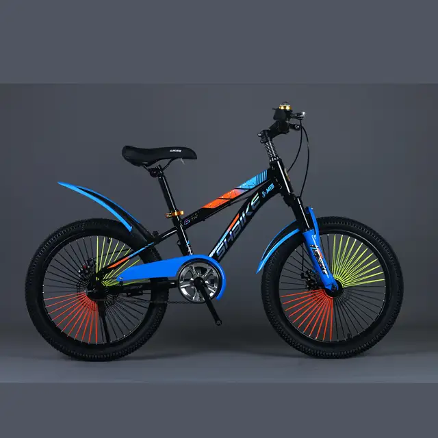 Hot Sale 20-Inch Factory Wholesale Mountain Bike for Kids Aged 5-15 Aluminum Fork Pedal Bike for Boys