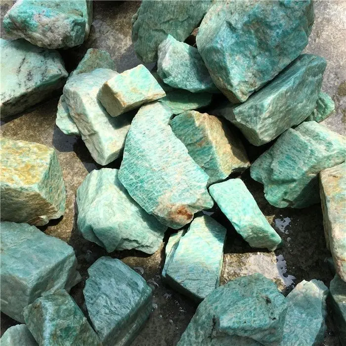 High Quality Natural Raw Rough Amazonite Stone Quartz Crystal Mineral For Sale Buy Price Of Rock Crystal Stone Amzonite Rock Stone Natural Crystal Rock Stone Product On Alibaba Com