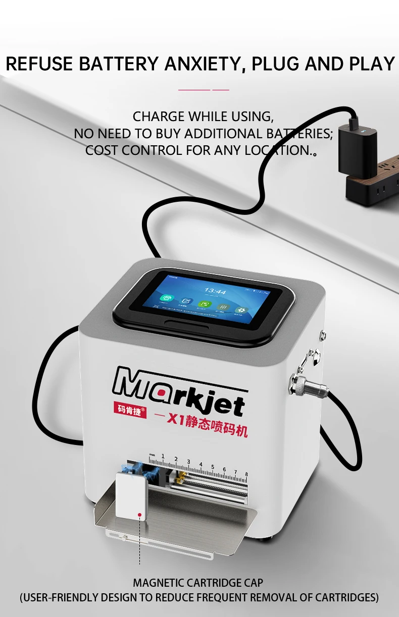 Portable Automatic Expiry Date Stamp Tabletop Handheld Batch Code ...
