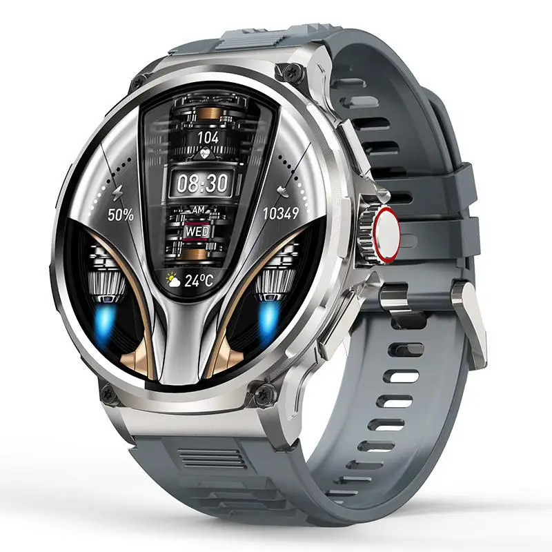 2026 Dafit Men's Smartwatch V69 Large 1.85-inch IPS Display IP68 710mAh Battery RTL8763E Chip BT Call APP Heart Rate Magnetic
