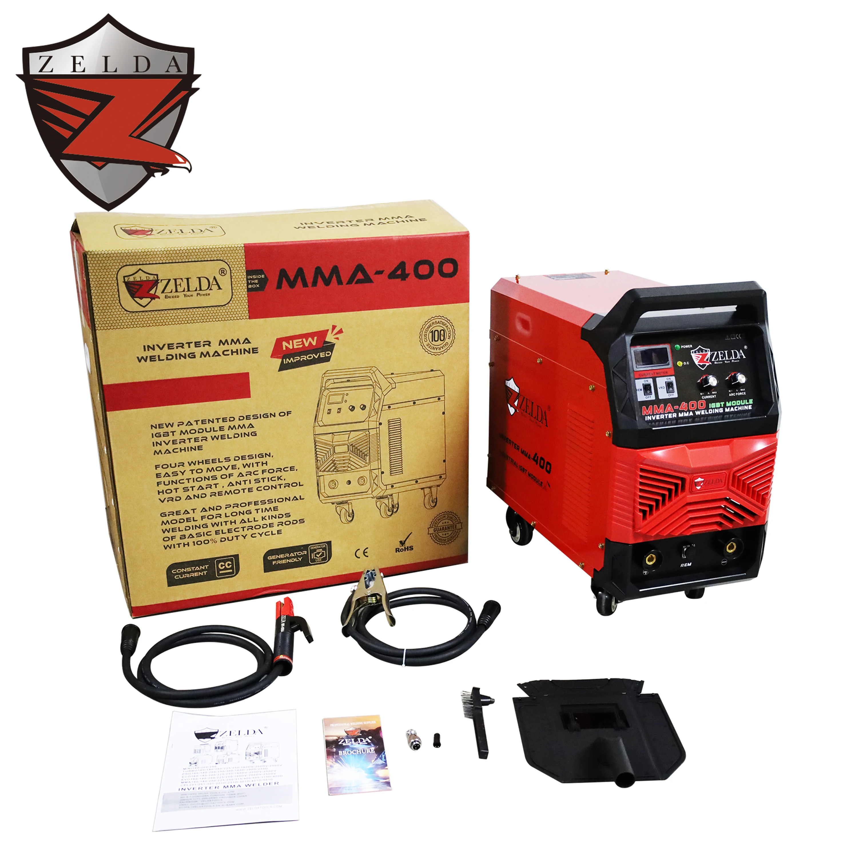 3 Phase 380V MMA 400 Inverter Welding Machine with VRD