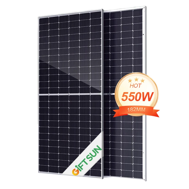 Solar panel Mono half cell Full black