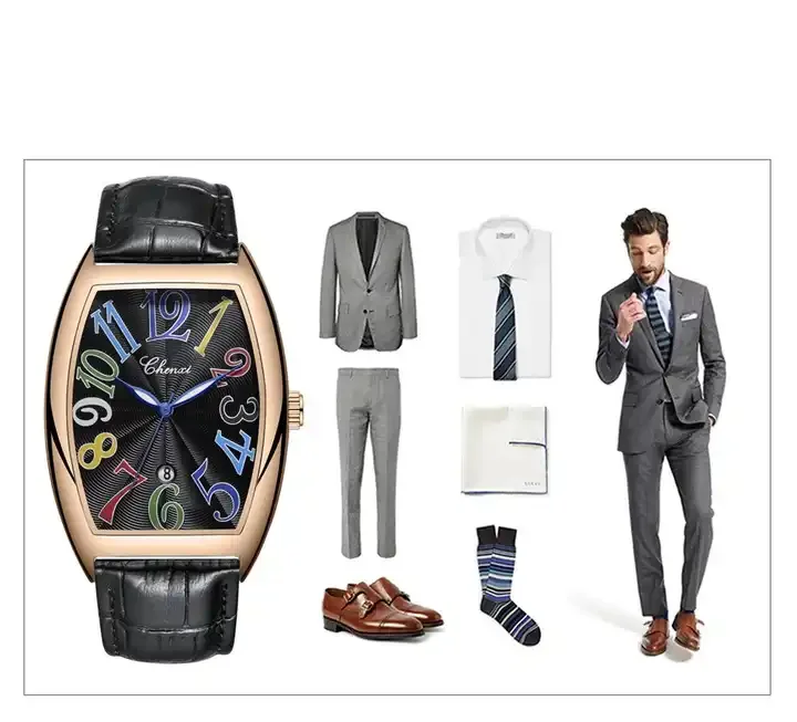 CHENXI 8217 New Trending Quartz Watch for Men Bulk Buying Reloj Para Hombre Mens Style Clock Calendar Luminous Hands Wristwatch