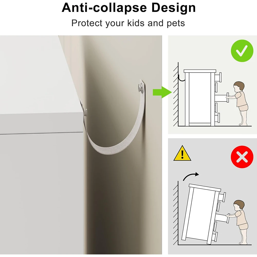 product nu deco white 5 drawer modern wood panel dresser with deep drawers for bedroom living room hallway  entryway storage-1