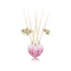 Collana in tre pezzi in argento con placche rosa-oro