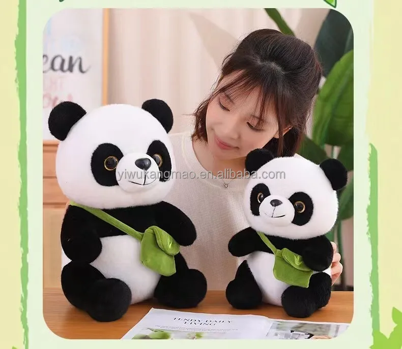 Custom Plush Stuffed Cute Pandas Bear For Kids Gift Giant Soft Doll ...