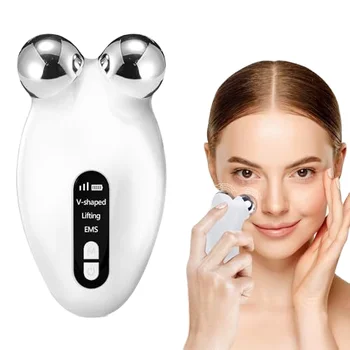 micro current face lift skin tone tool cold ems  Electrical Muscle Stimulation massage device