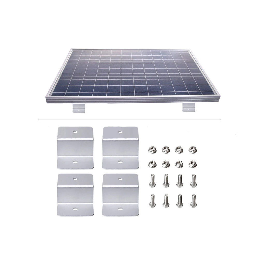 Convenient RV Roof Installation Ballasted Solar Racking System Aluminum Alloy Solar Mounting for Easy Solar Panel Deployment